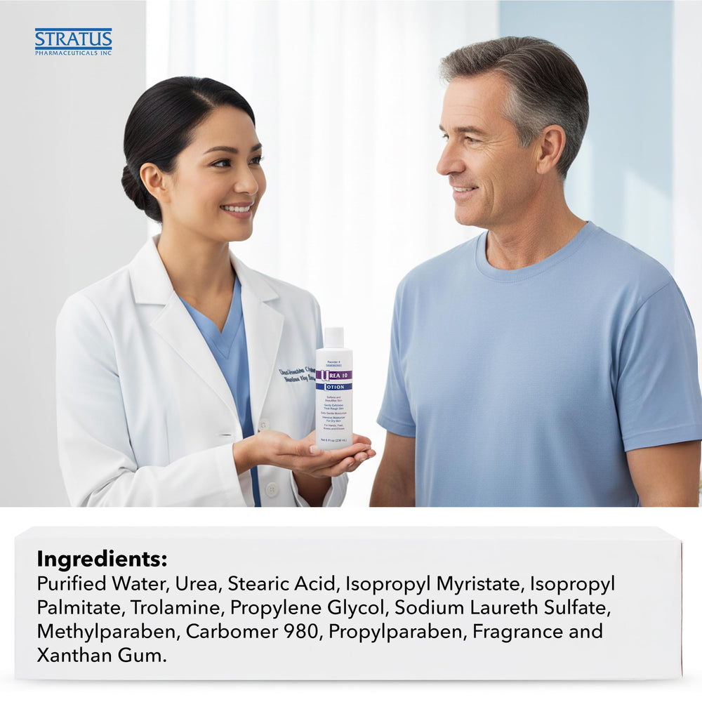 Empaque STRATUS PHARMACEUTICALS 8 oz para uso diario en casa.