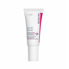 strivectin crema de ojos intensiva, envase compacto para uso diario y hidratación.