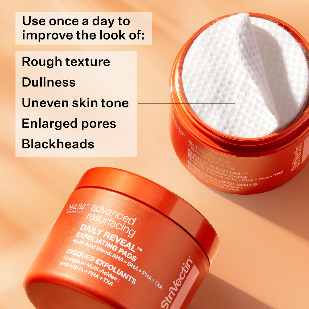 Discos exfoliantes StriVectin Daily Reveal suaves para una tez clara
