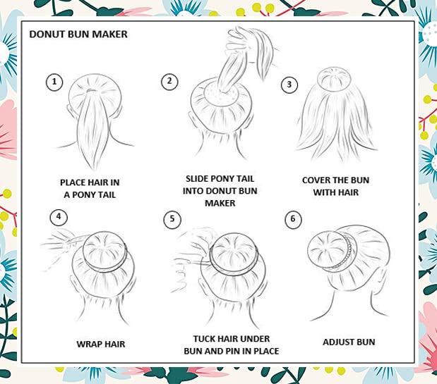 Styla Hair molde-moño compacto, ideal para bolsos y retoques.
