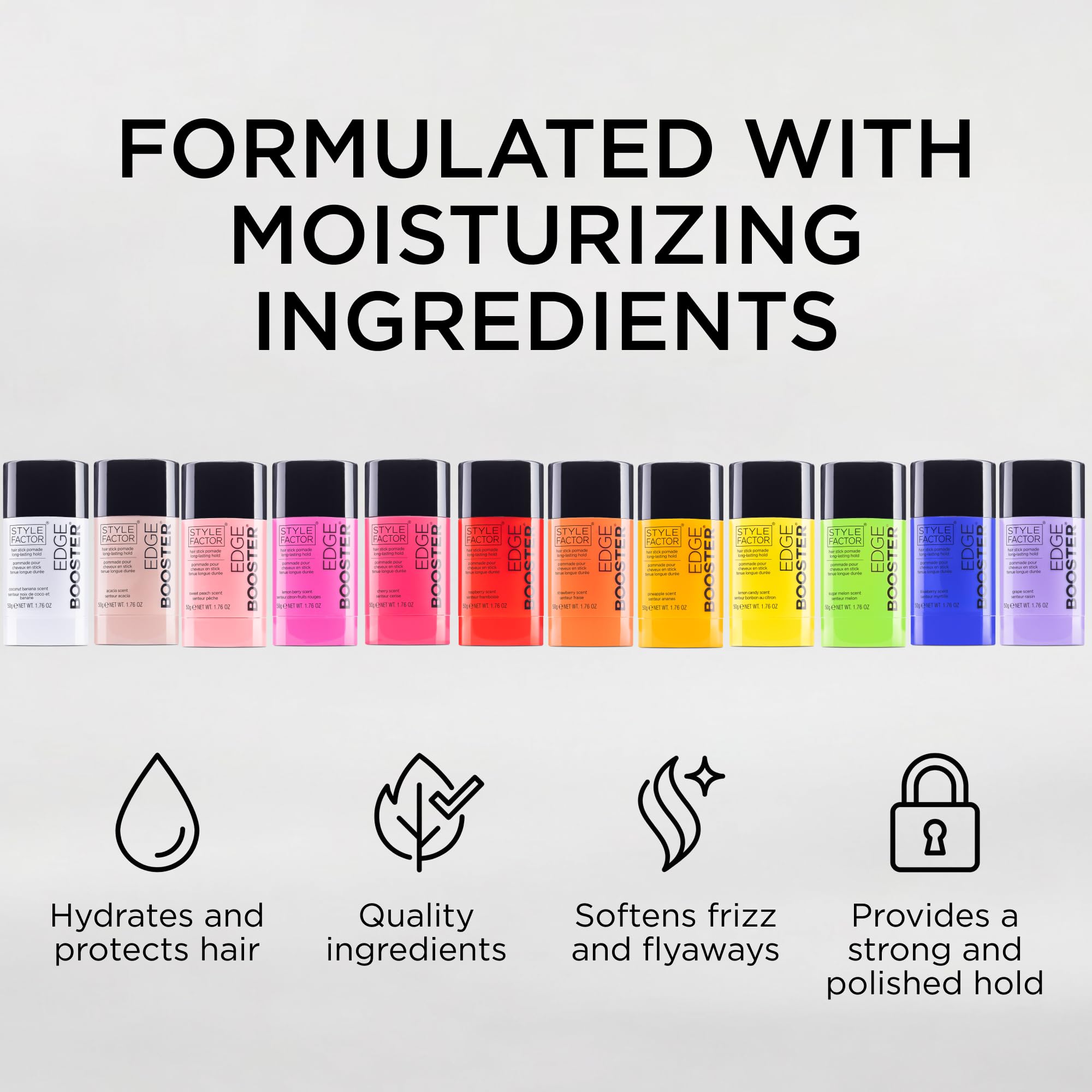Style Factor Edge Booster: fragancia cítrica de limón y bayas