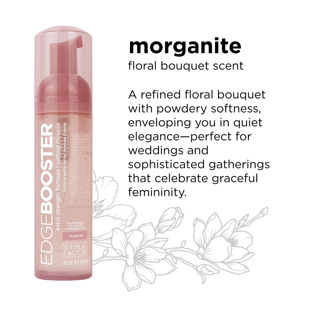 Style Factor Edge Booster Mousse ofrece cuidado ligero sin apelmazar.