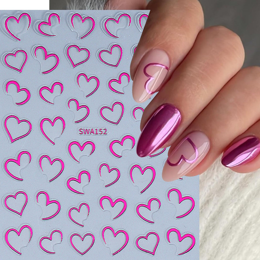 STZPRONAIL diseños de corazón para uñas, opciones versátiles para cualquier ocasión.