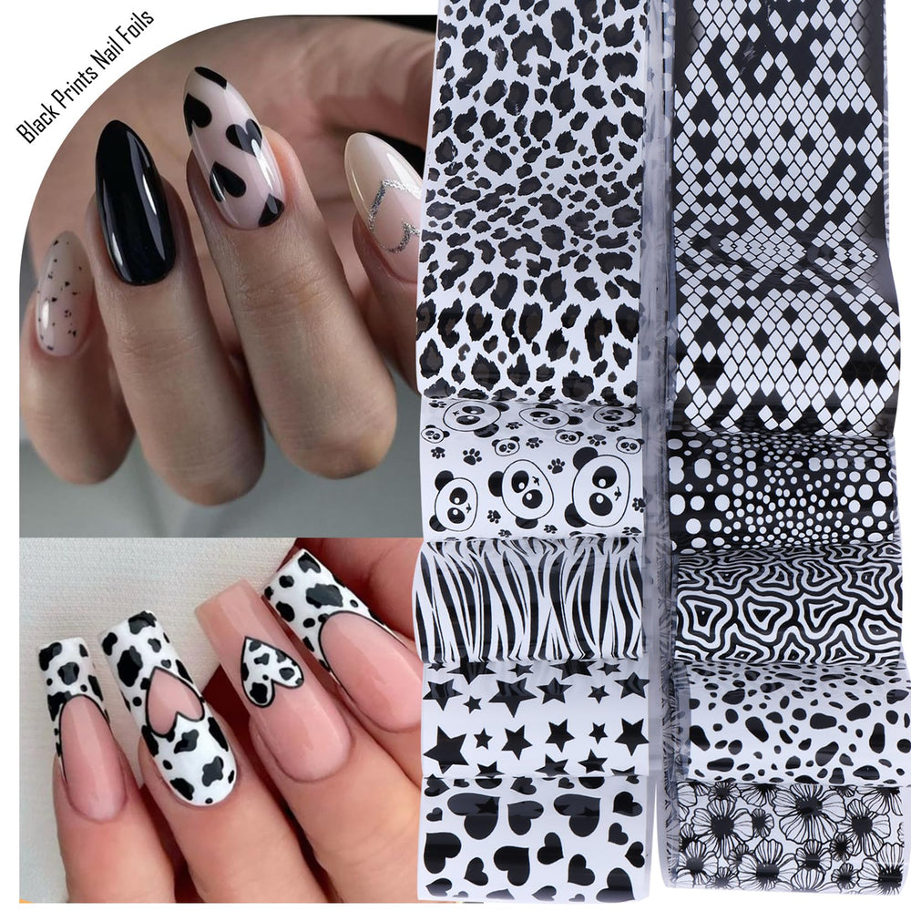 STZPRONAIL efecto metal mixto en foil para uñas