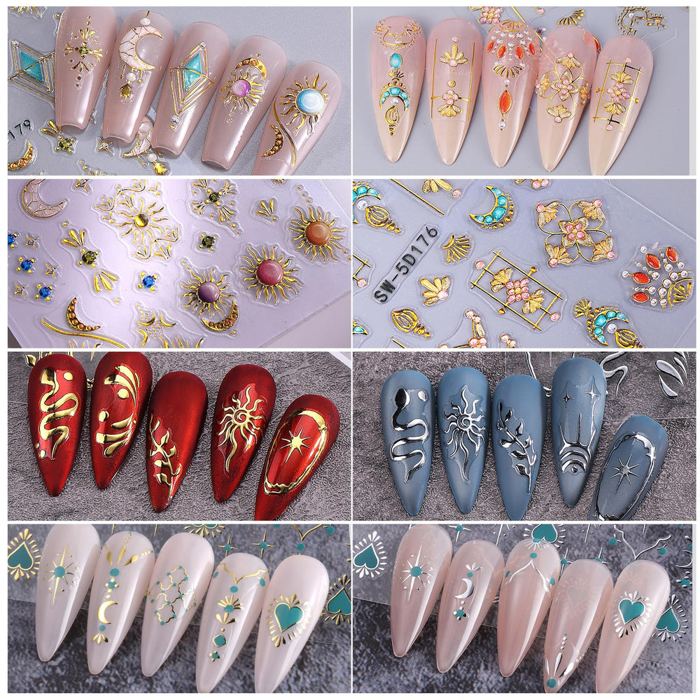 STZPRONAIL uso amplio sticker: decoraciones en fundas y manualidades