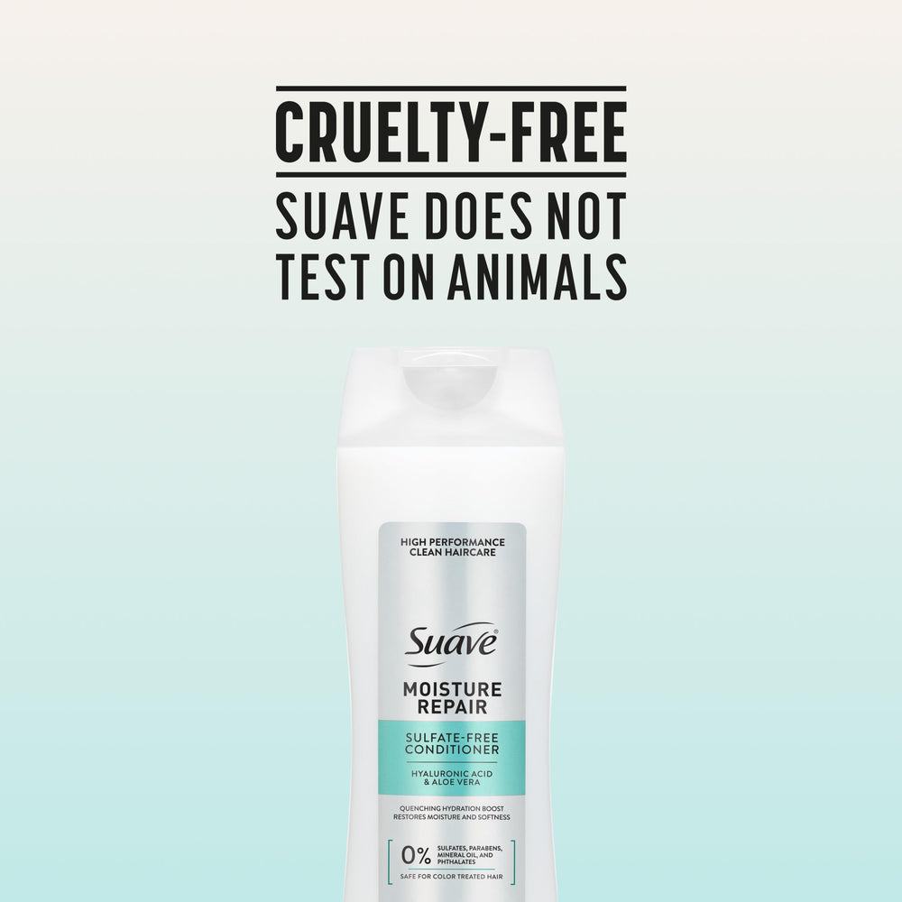 Compromiso de Suave: producto libre de crueldad para el cuidado capilar.