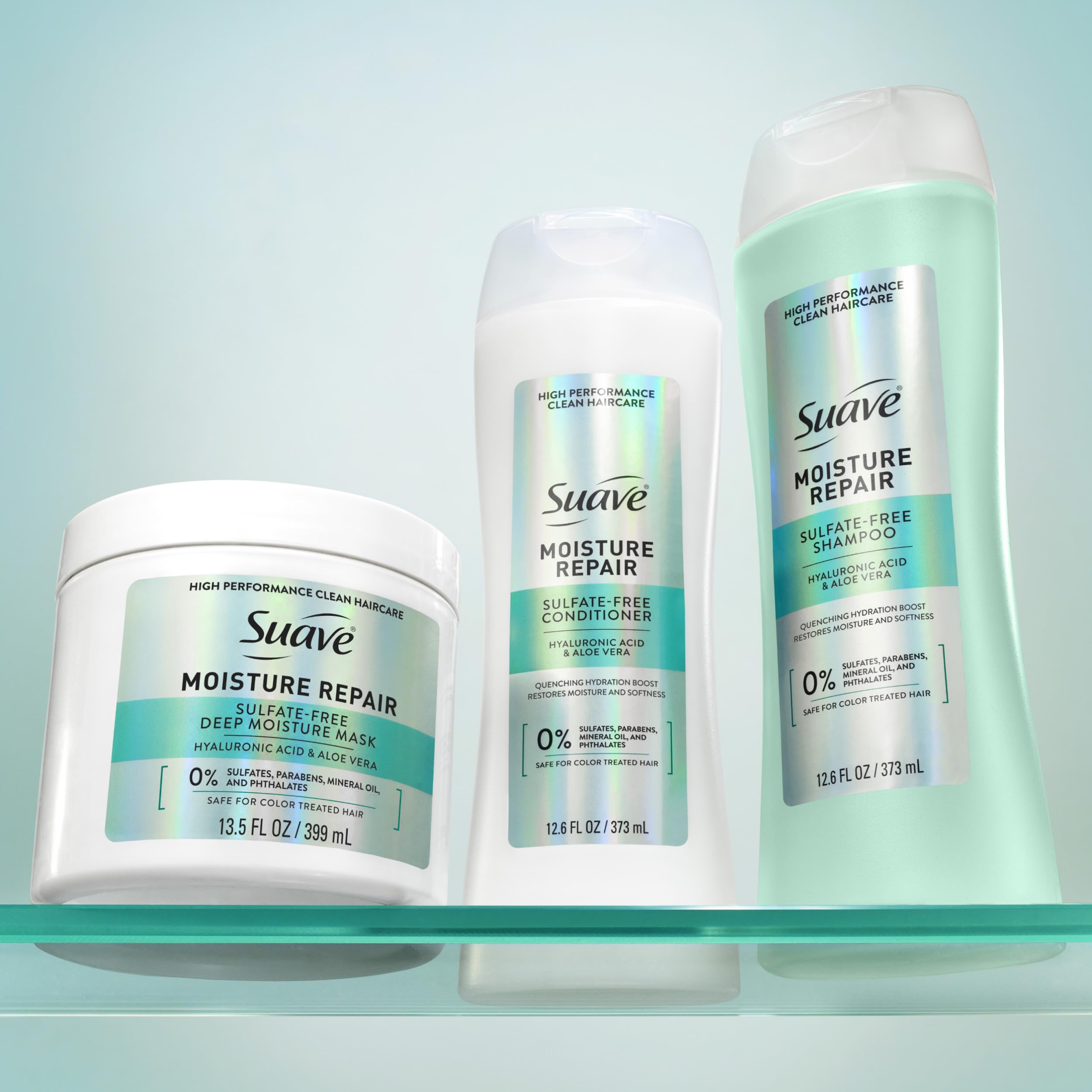 Fórmula sin sulfatos del Acondicionador Suave para cabello sensible.