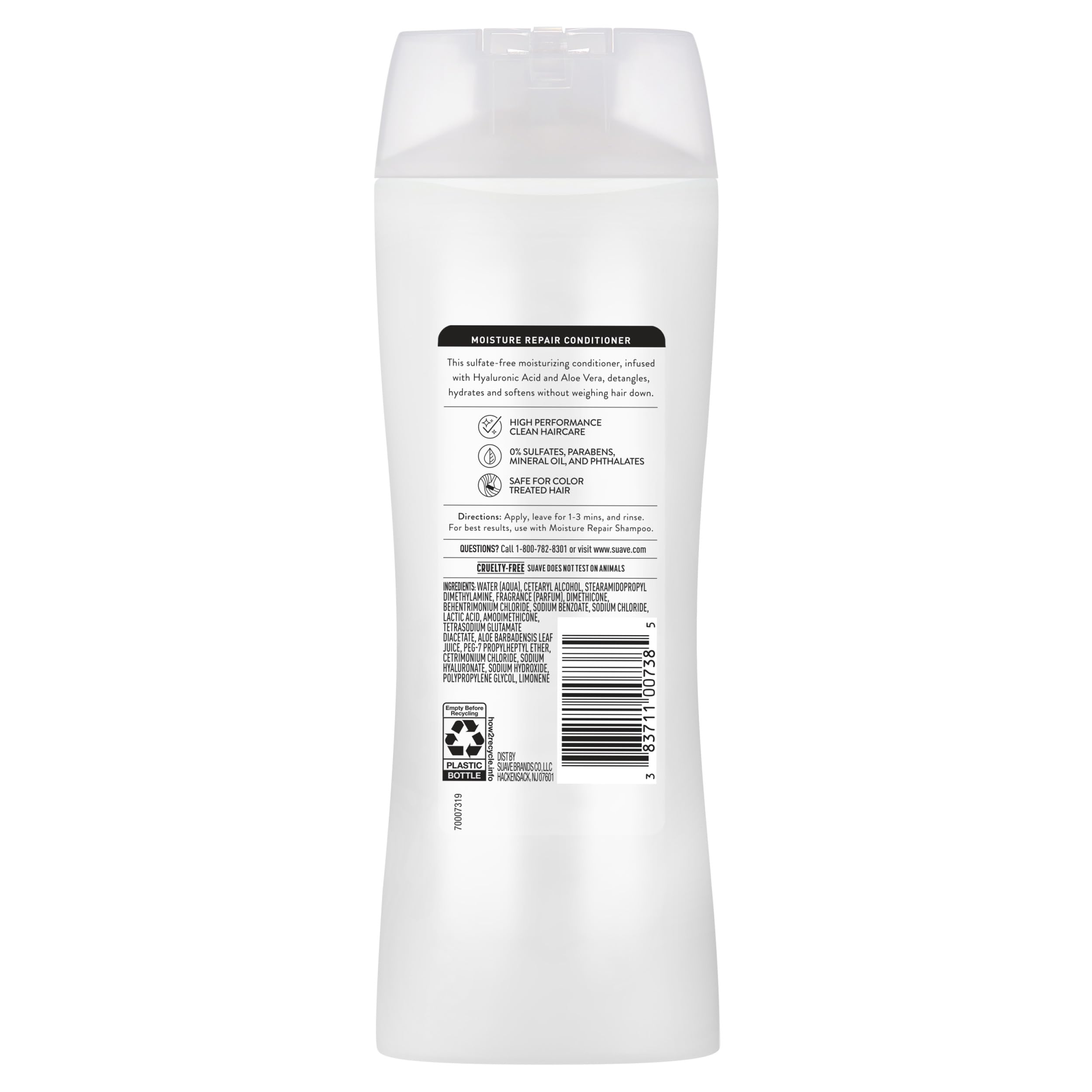 Uso diario recomendado del acondicionador Suave para todo tipo de cabello.