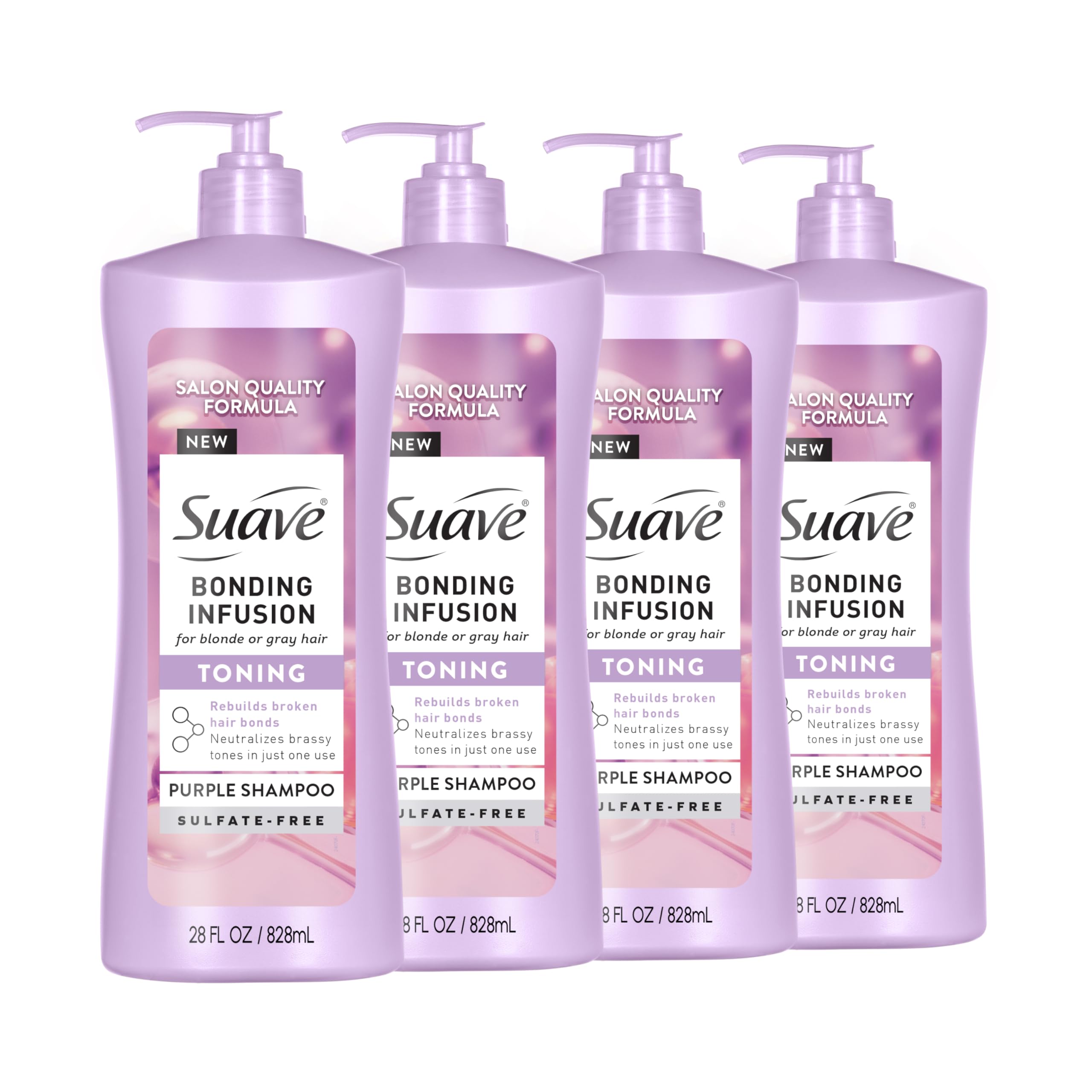 Suave Bonding Infusion: botella con pump para una aplicación uniforme durante el lavado.