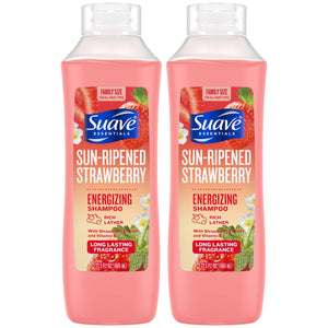 Shampoo Suave Fresa Sol Madura Botella Dos-Pack: aroma fresco y vigorizante para el día.