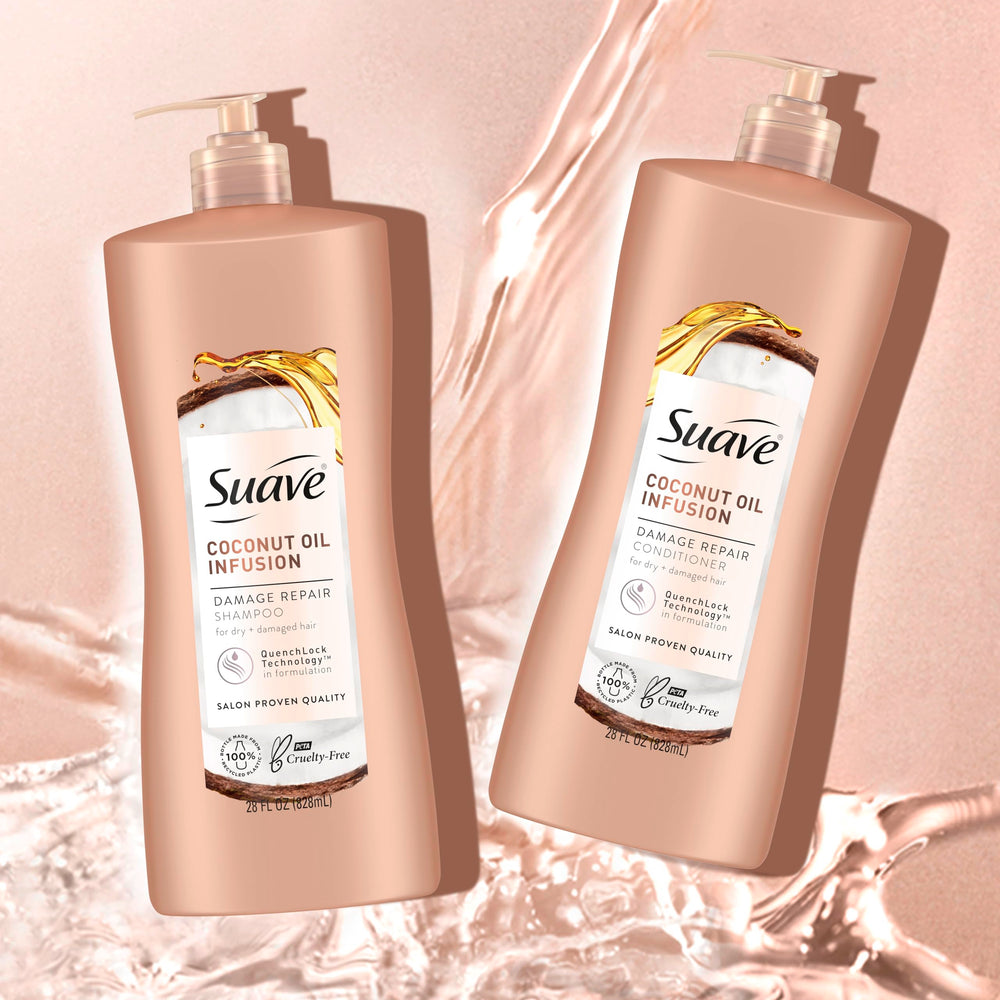 Aroma duradero del champú Suave con coco durante el lavado