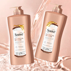 Aroma duradero del champú Suave con coco durante el lavado