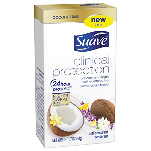 Rutina diaria con Suave Coconut Kiss, aroma tropical.