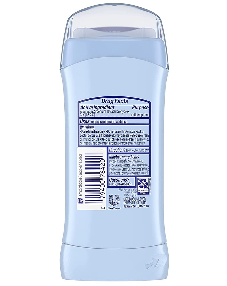 Desodorante Suave invisible doble pack vista trasera, promoción de 24h