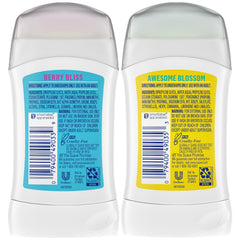 Desodorante Suave Delicia Frutos Rojos, aplicación, uso diario para axilas de jóvenes.