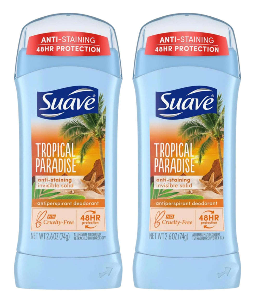 Diseño compacto de Suave Paraiso Tropico Invis Solid para llevar en la bolsa.