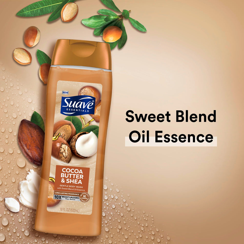 Suave Ducha Corporal Aroma vainilla y miel: aroma dulce y relajante.