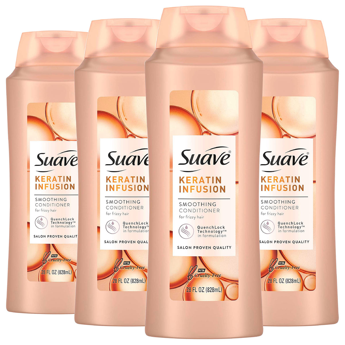 Champú Suave Keratin Infusion en envase para uso diario y cuidado suave.