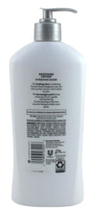 Suave loción aloe 532ml, bomba en uso para aplicación suave