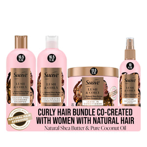 Champú Suave Luscious Curly en botella para rizos definidos y suaves