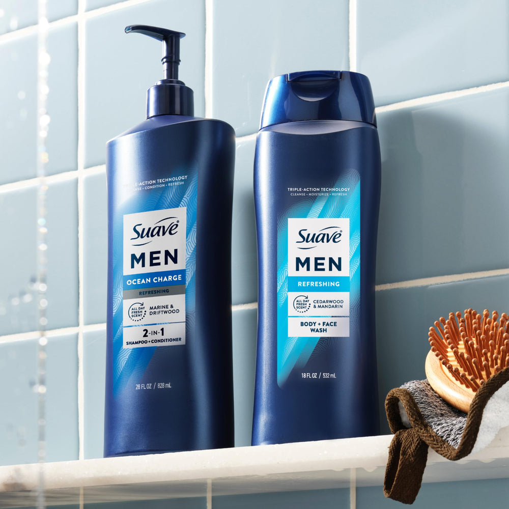Suave Men, sin pruebas en animales para cuidado responsable.