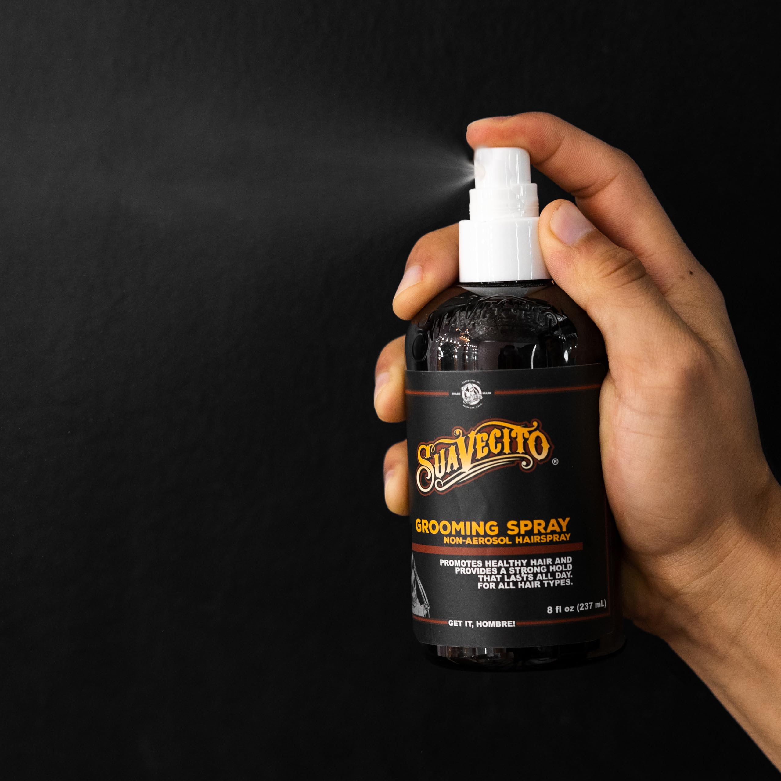 Aroma barbero clásico de Suavecito, experiencia de peinado