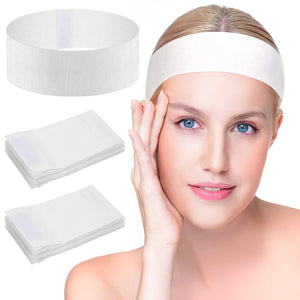 Banda Sublaga para cabello desechable, mantiene el cabello recogido durante spa y facial.