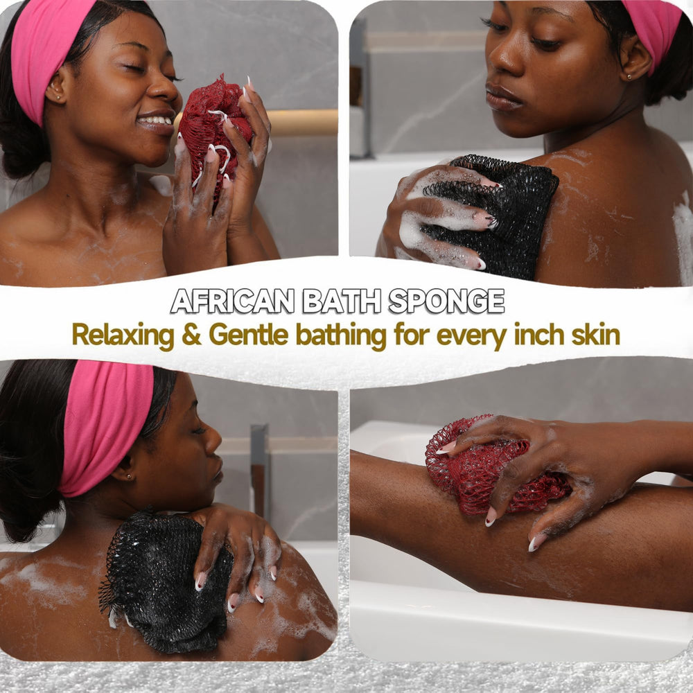 La esponja exfoliante crea abundante espuma al usarla con gel.