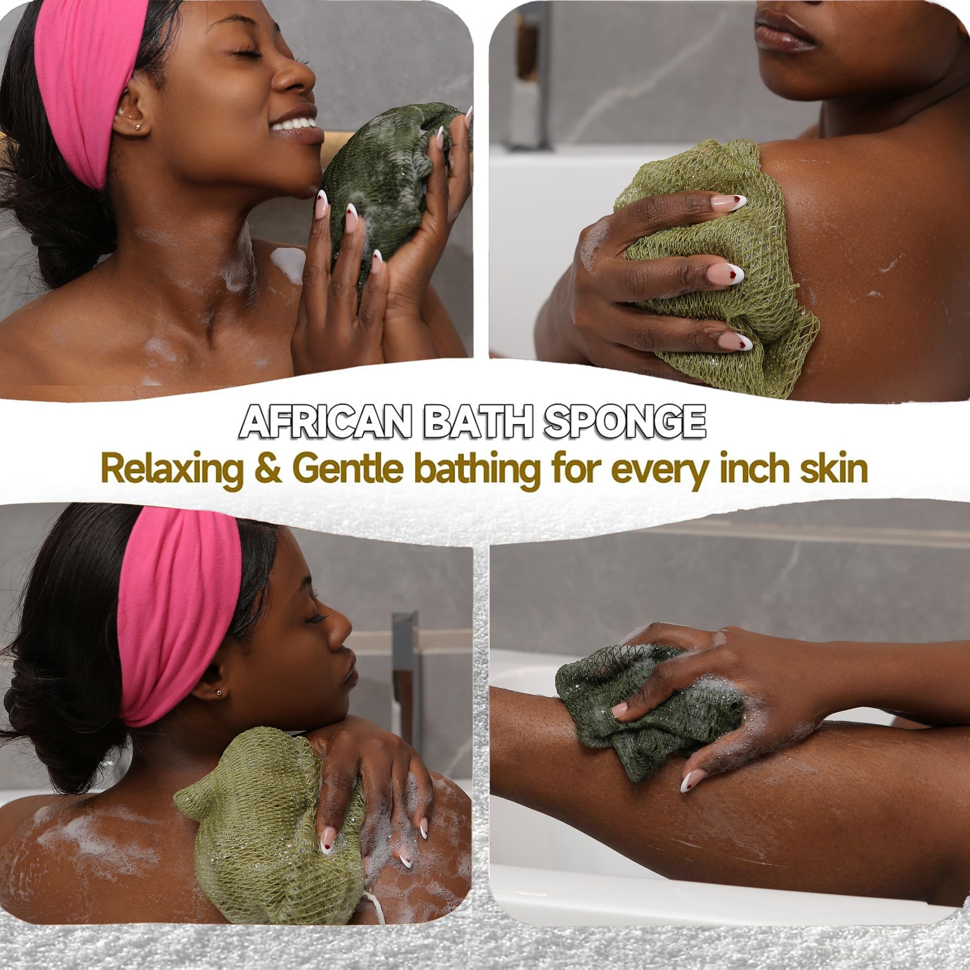 Subsahara red exfoliante, secado rápido y diseño ecológico para uso diario
