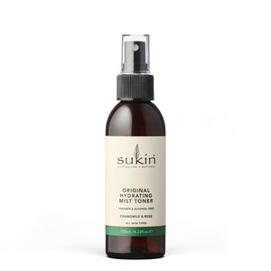 Sukin Organics Mist Hidratante Rosa, botella spray para refrescar la piel