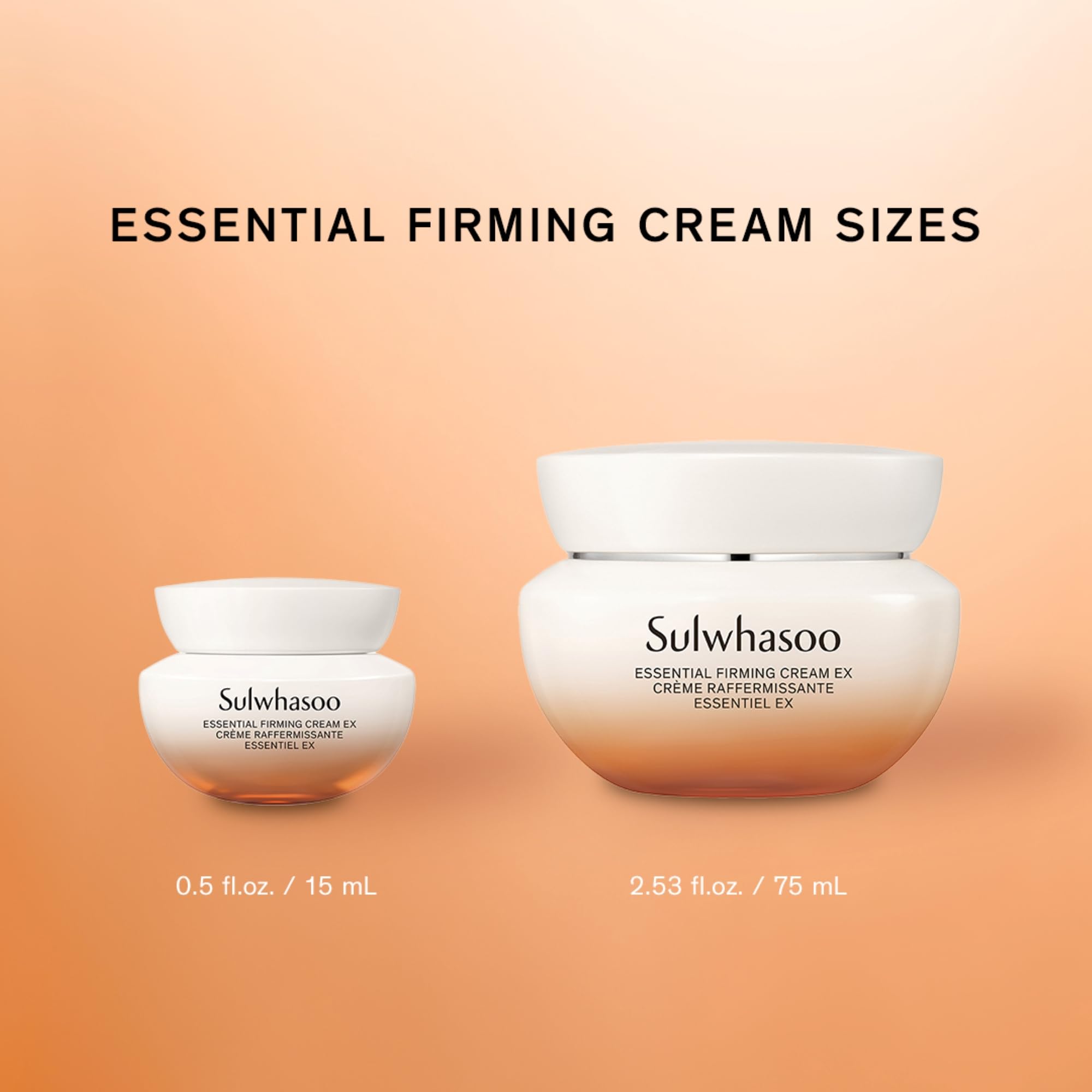 Sulwhasoo Essential Firming Cream se aplica en rostro para firmeza.