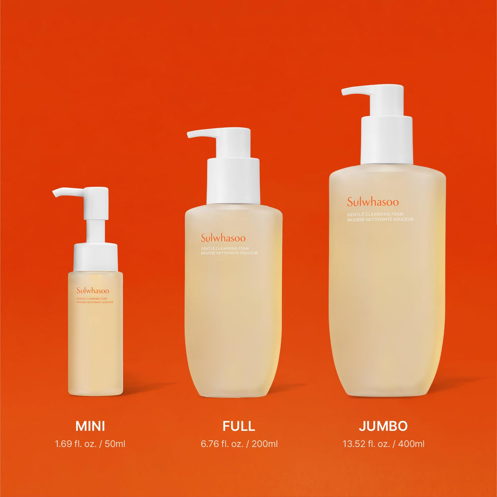 Sulwhasoo Gentle Cleansing Foam: parte del ritual de doble limpieza para la piel.