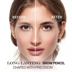 SUMEITANG lápiz cejas tono marrón natural para un look definido.