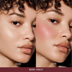 Empaque elegante de Berry Spritz que protege la fórmula hidratante.