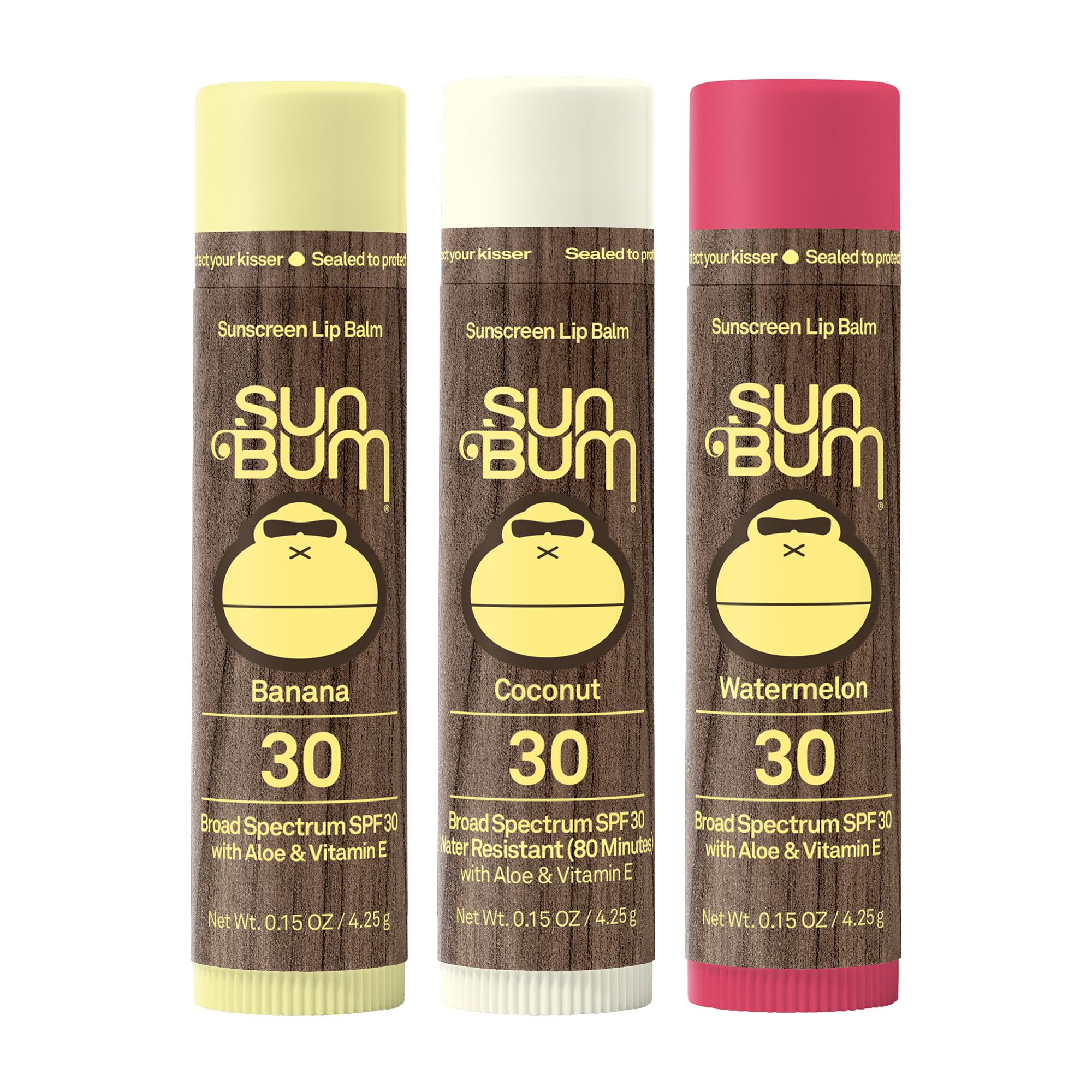 Sun Bum balsamo labial Aloe vera y Vitamina E para labios sanos