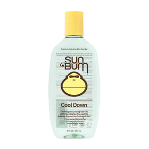 Sun Bum gel de Aloe Vera en botella de 8 oz para alivio post solar.