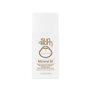 Sun Bum Mineral SPF 30 rostro locion: protección suave para rostro durante actividades al aire libre.