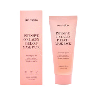 SUN & GLOW mascarilla desprendible 300da para suavizar textura y nutrir la piel