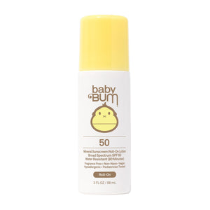 Sun Bum Baby SPF50 Mineral Roll-On: protección suave para piel sensible