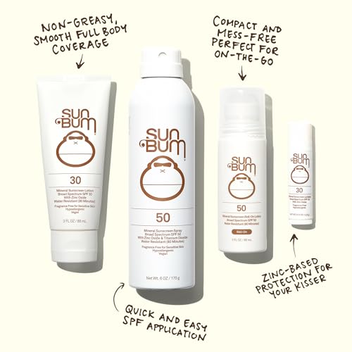 Sun Bum Mineral SPF 50 se reaplica tras nadar o sudar para mayor protección.