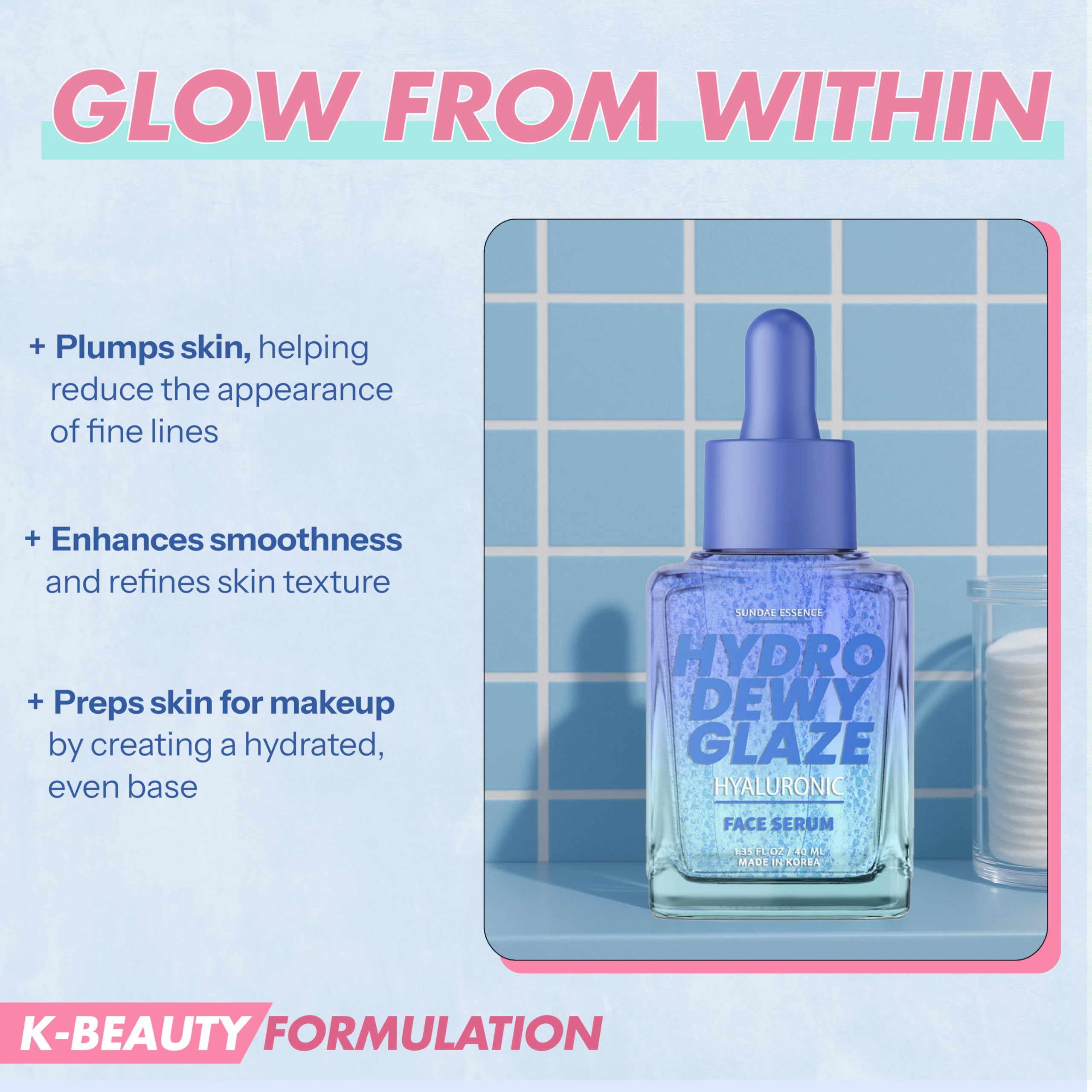 Sunday Essence Serum, ingredientes coreanos para mejorar brillo y tono.