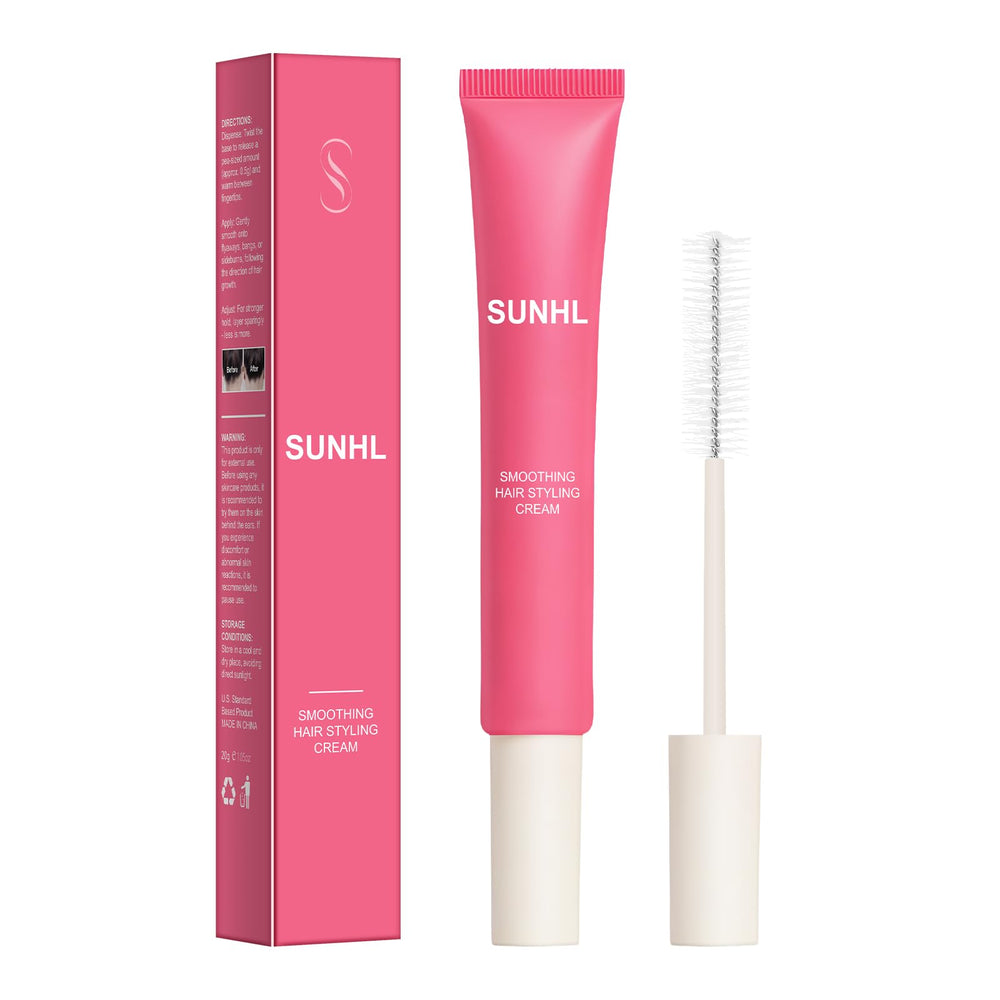 Sunnyholiday crema peinado con aplicador integrado para peinado rápido y preciso.