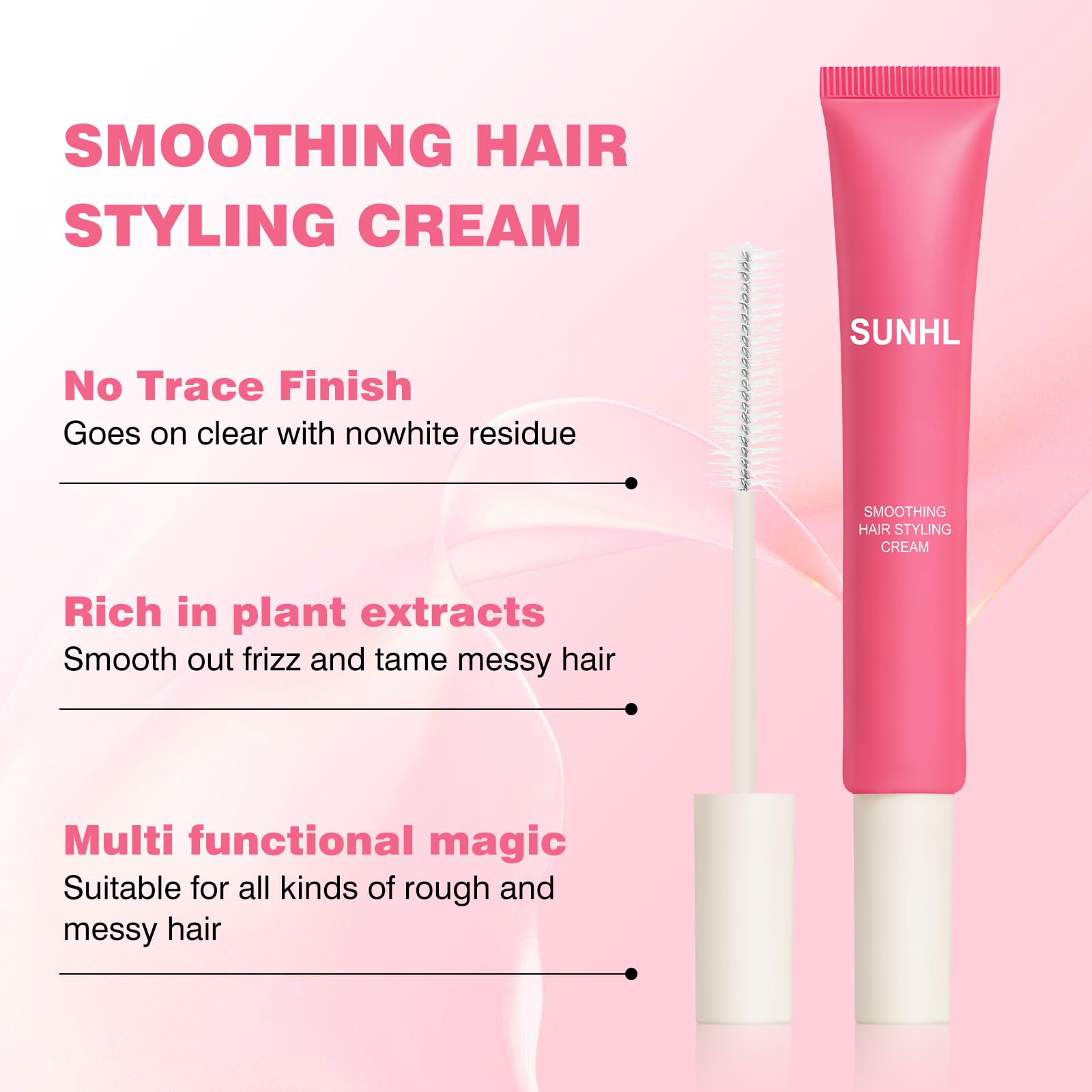 Sunnyholiday crema peinado tamaño de viaje para retoques rápidos, perfecta para viajes.