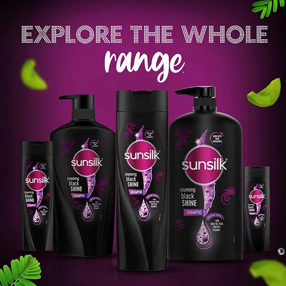 Deslizado suave facilita peinado diario con Sunsilk Stunning Black Shine