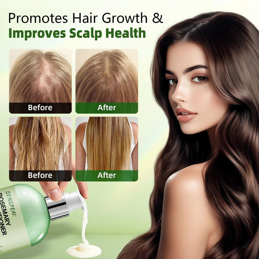Sunspeak Rosemary Conditioner mezcla menta y árbol de té ofrece sensación refrescante
