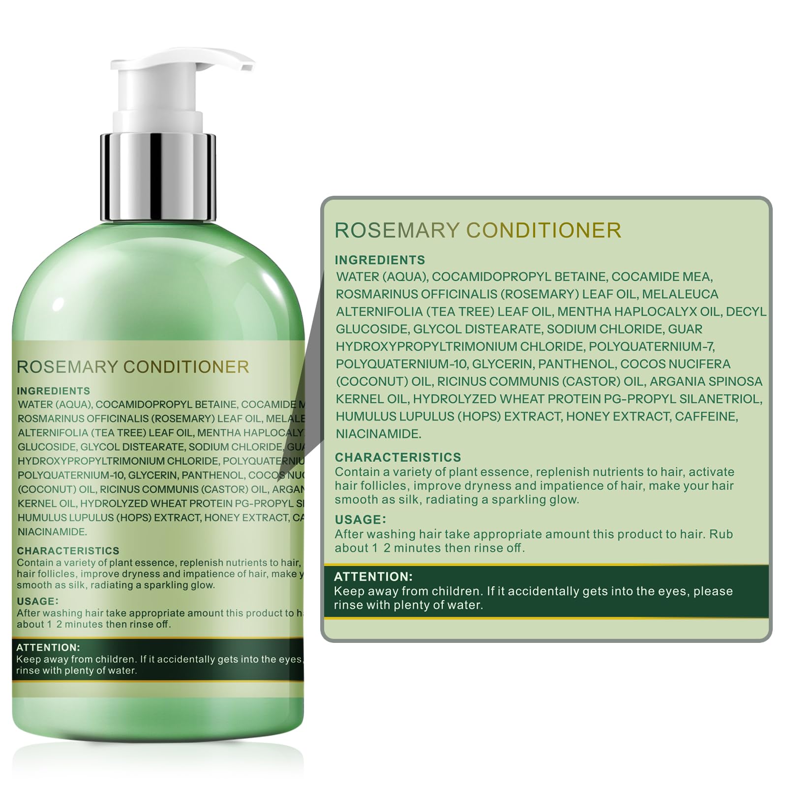 Sunspeak Rosemary Conditioner para todos los tipos de cabello, especialmente dañado
