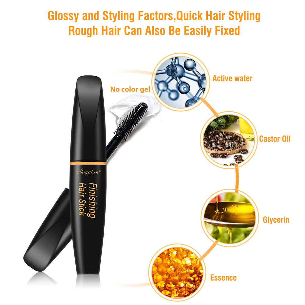 SUOFEIYA barra cera pelo control de hilos para cabello despeinado.