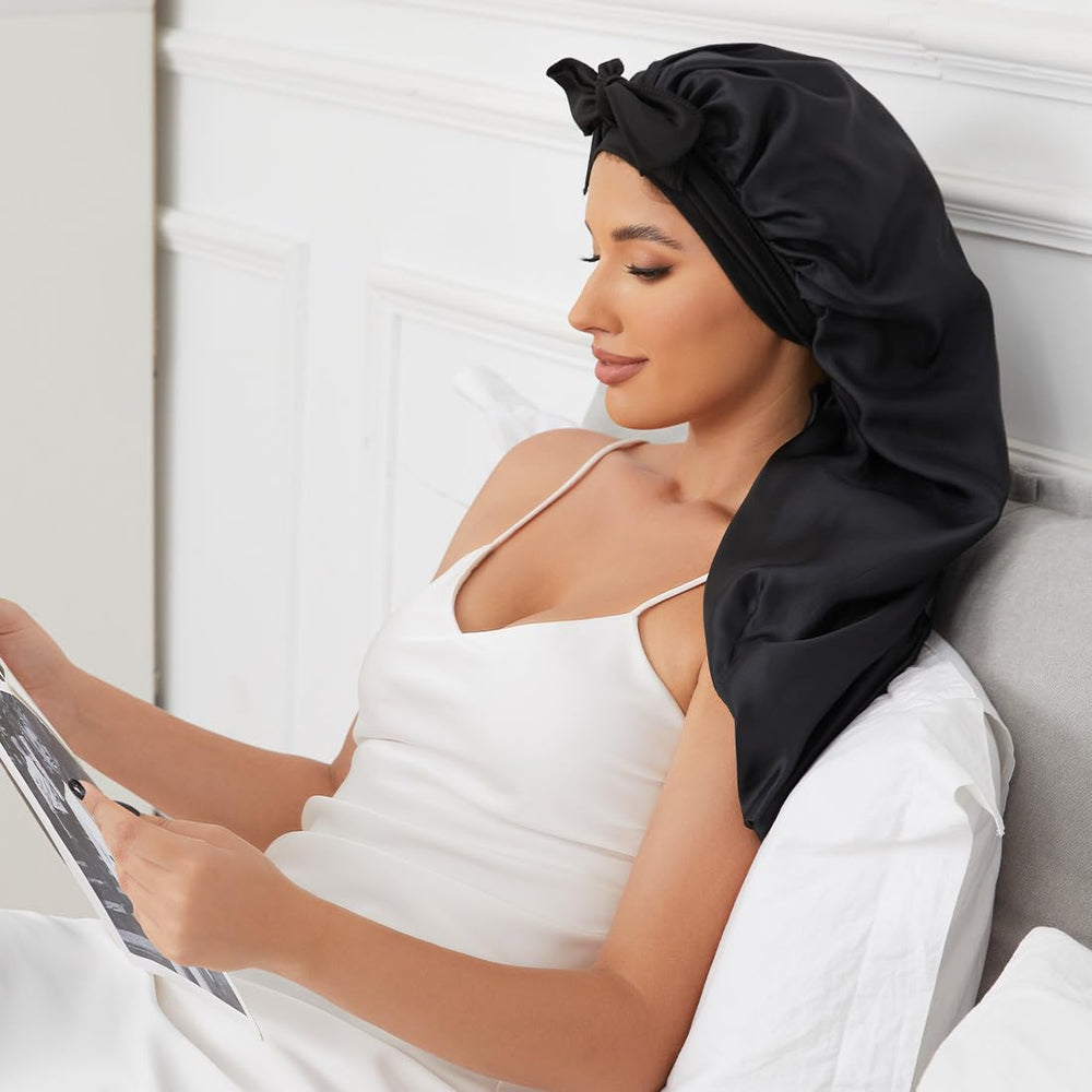 Bonnet Supaze con banda elástica ajustable para un ajuste seguro nocturno