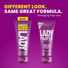 Super & Fresh Co. Lady Parts: textura crema suave para aplicación fácil y rápida.