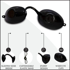 Super Sunnies copas delgadas reducen líneas de bronceado
